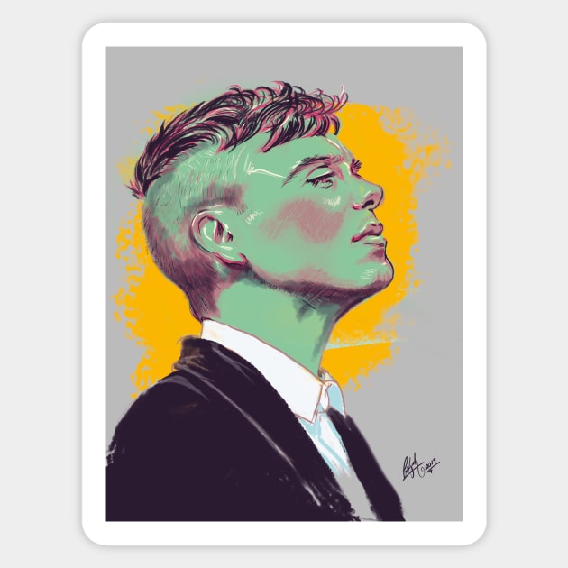 Cillian Murphy Sticker by KirmiziKoi